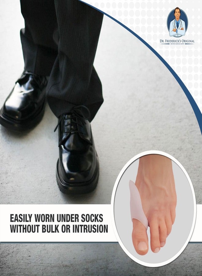 Dr. Frederick's Original Low-Profile Bunion Pads - 2 ct - Slim Gel Cushions for Hallux Valgus Pain Relief - Perfect for Shoes - Image 5